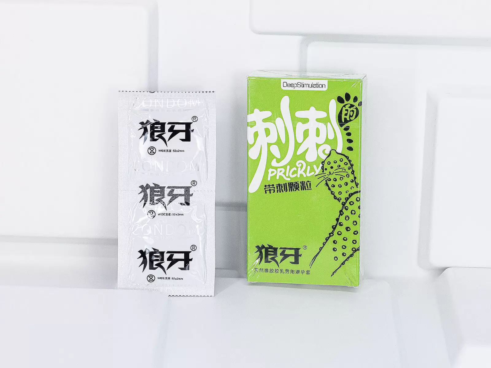 Bao cao su Lang Nha Prickly gai