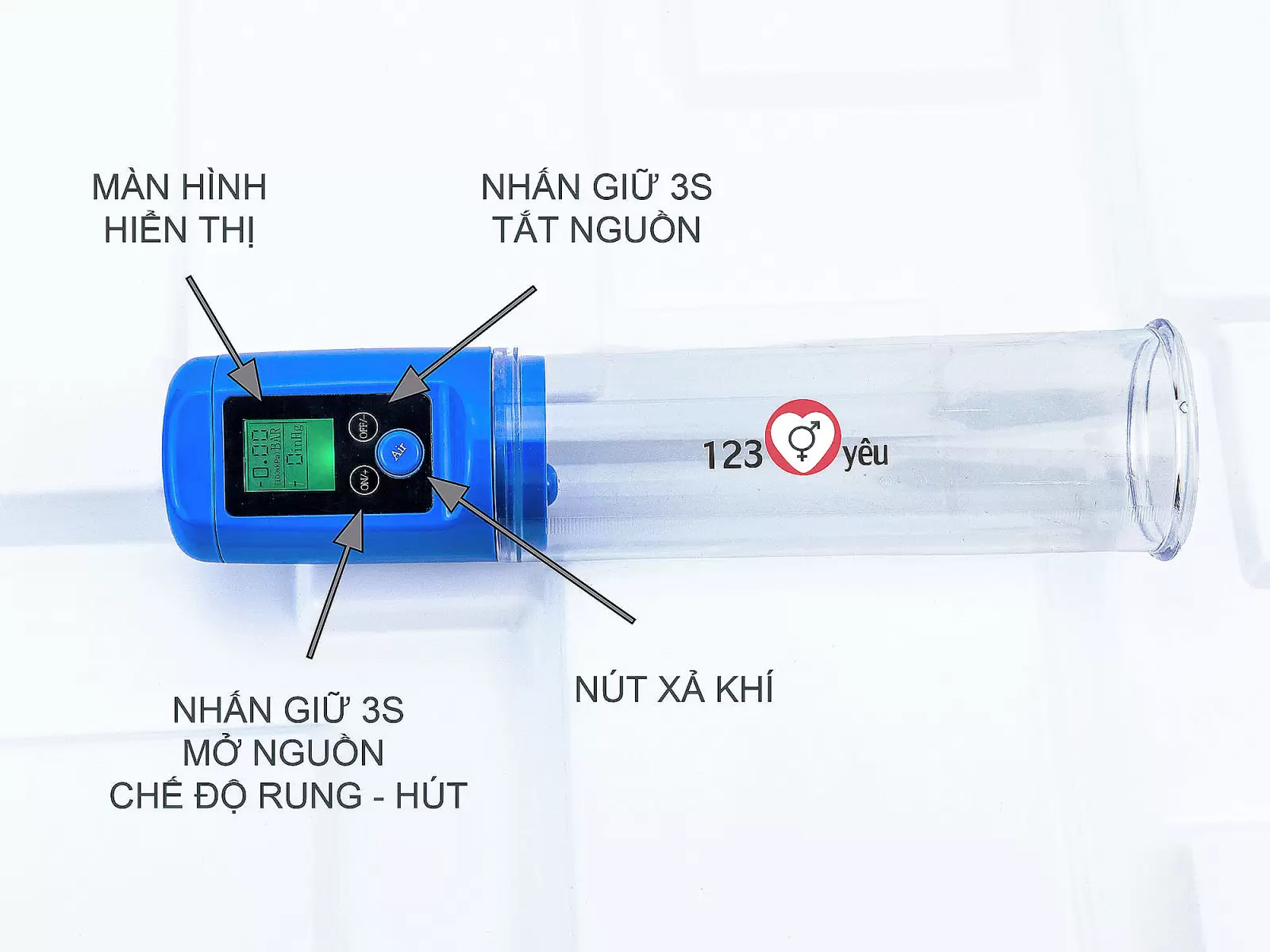 Máy tập tăng kích thước dương vật Luoge LG108