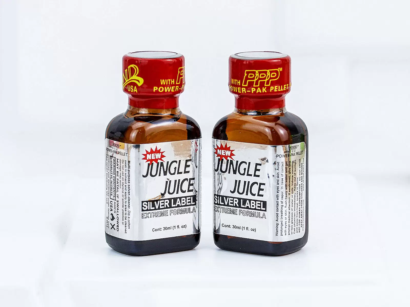 Chai hít Jungle Juice Silver Label 30ml giúp tăng cảm giác hưng phấn