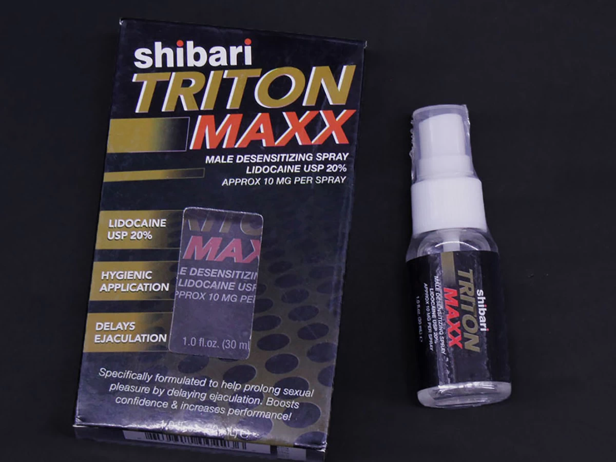 Thuốc xịt chống xuất tinh sớm Shibari Triton Maxx
