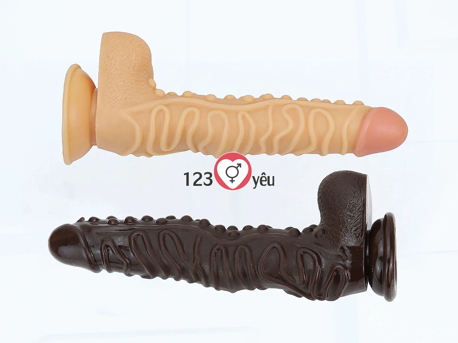 Dương vật giả có đế gân guốc siêu khủng