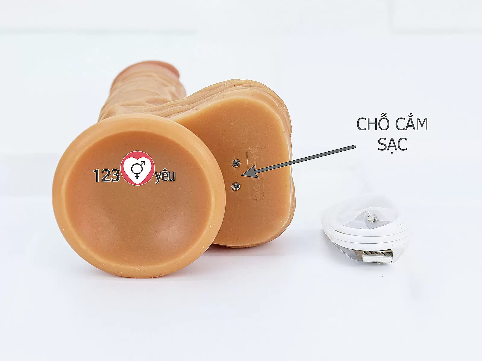 Dương vật giả có đế Devil Yeain rung ngoáy cực mạnh