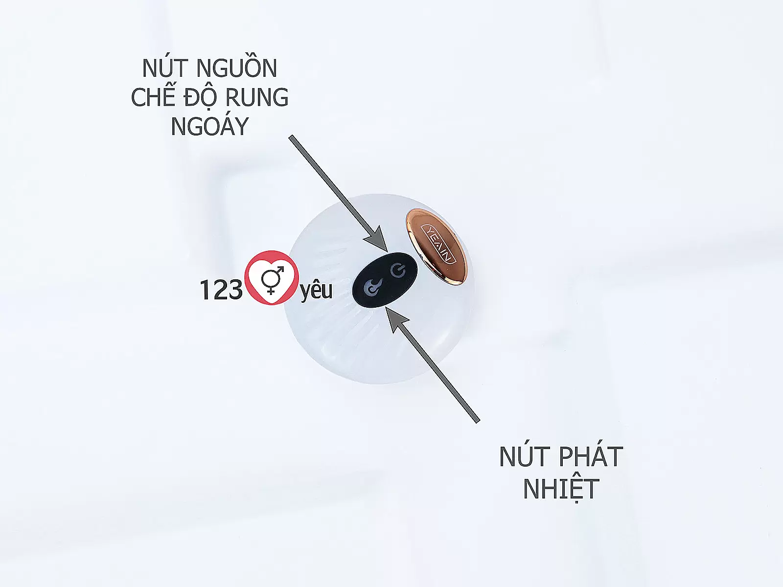 Dương vật giả có đế Devil Yeain rung ngoáy cực mạnh