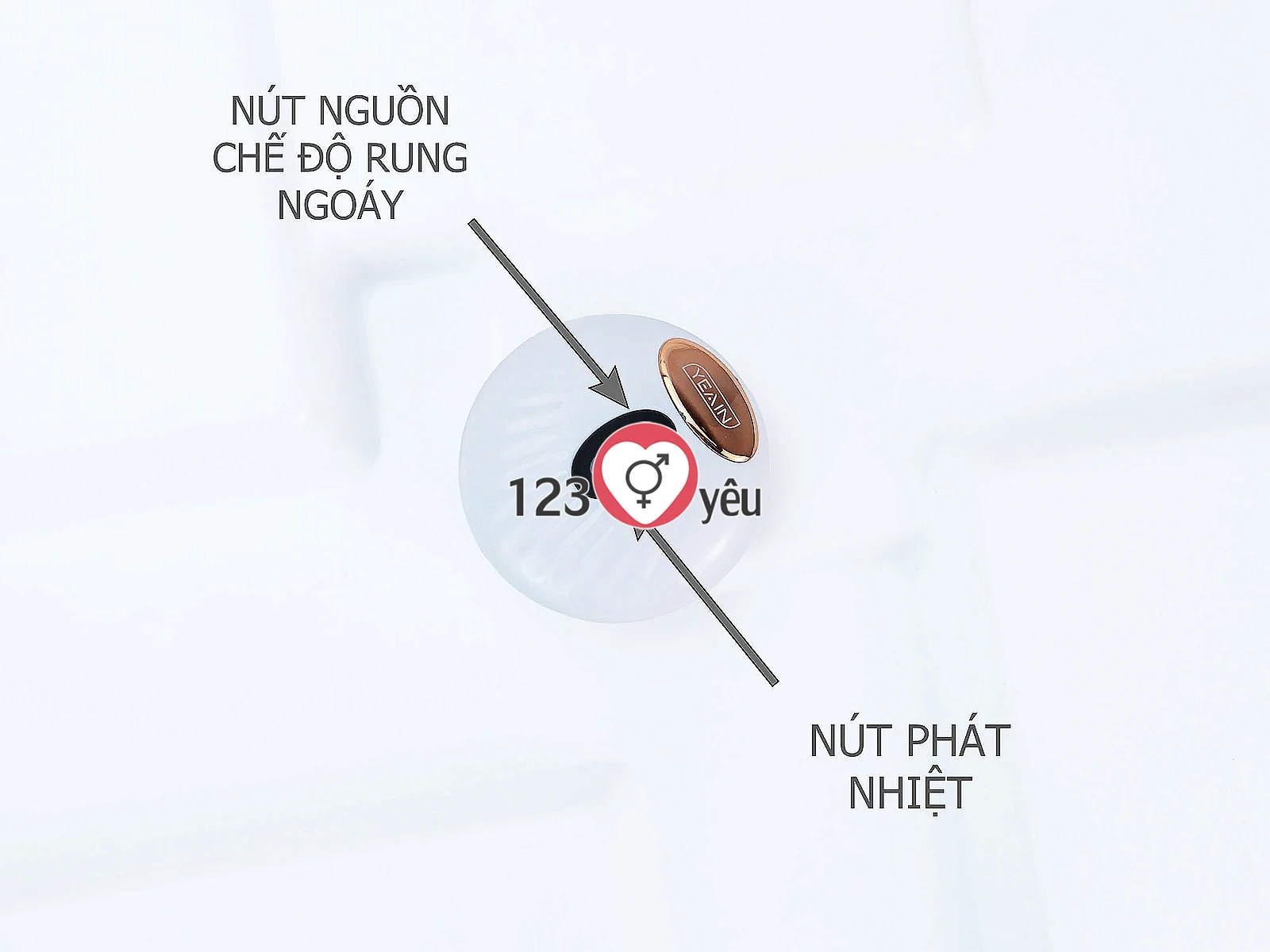 Dương vật giả có đế Devil Yeain rung ngoáy cực mạnh