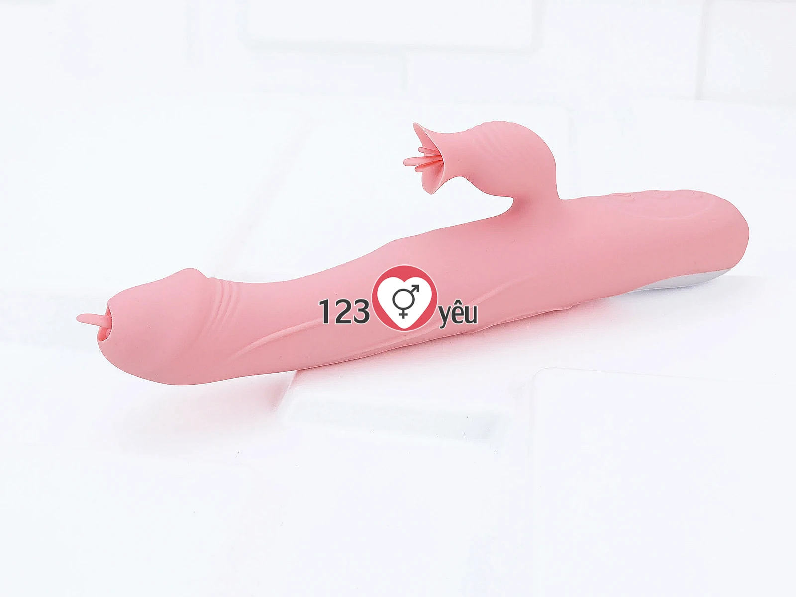 Dương vật giả đa năng Fairy Retractable Stick rung, co duỗi, lưỡi liếm, phát nhiệt