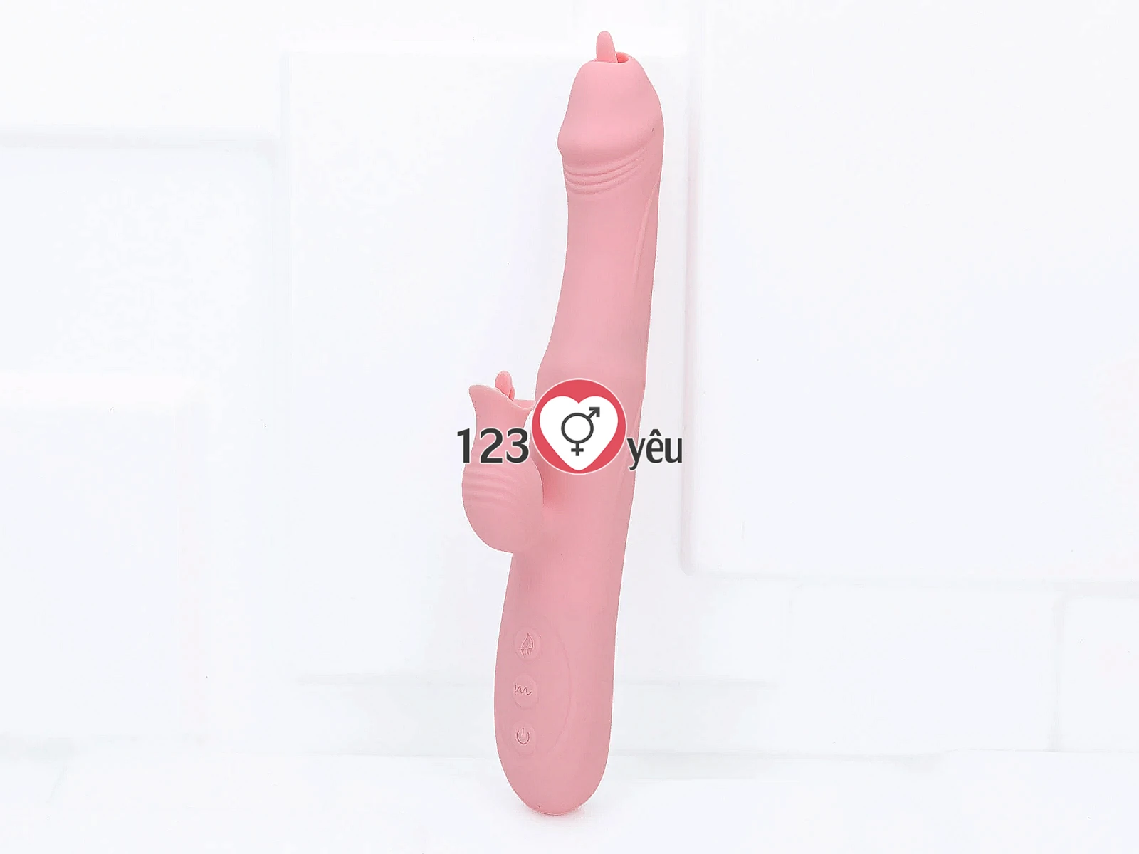 Dương vật giả đa năng Fairy Retractable Stick rung, co duỗi, lưỡi liếm, phát nhiệt