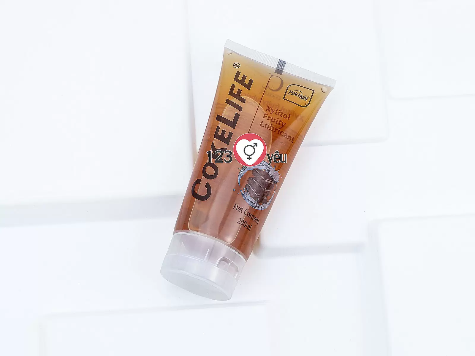 Gel bôi trơn hương socola COKELIFE Xylitol Fruity Lubricant 200ml
