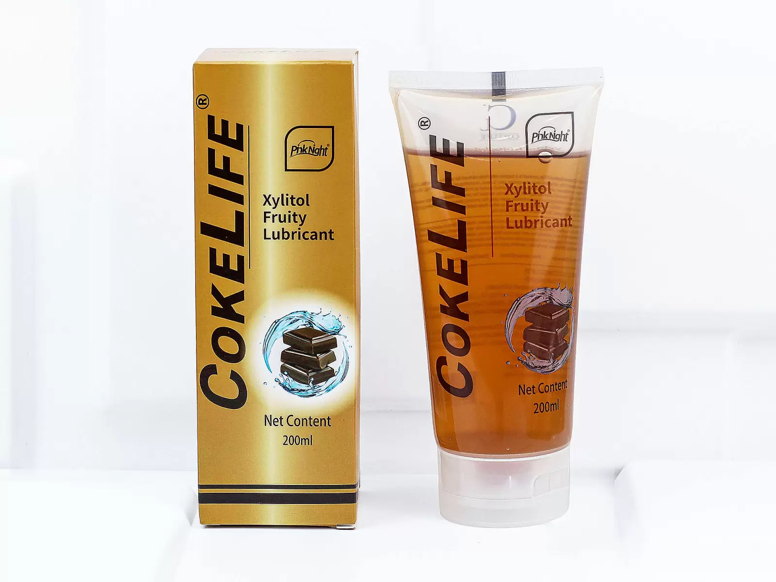 Gel b&ocirc;i trơn hương socola COKELIFE Xylitol Fruity Lubricant 200ml