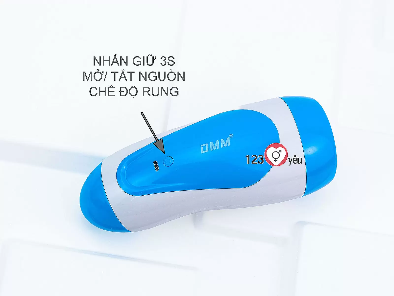 Âm đạo giả có đế DMM Touch 2 rung 10 chế độ và phát tiếng rên