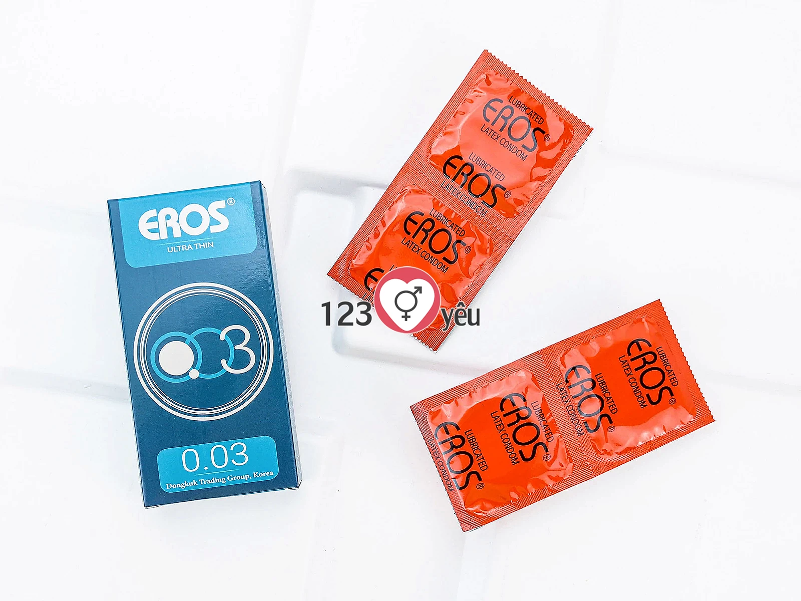 Bao cao su EROS Ultra Thin 0.03 siêu mỏng, cảm giác chân thật tối đa