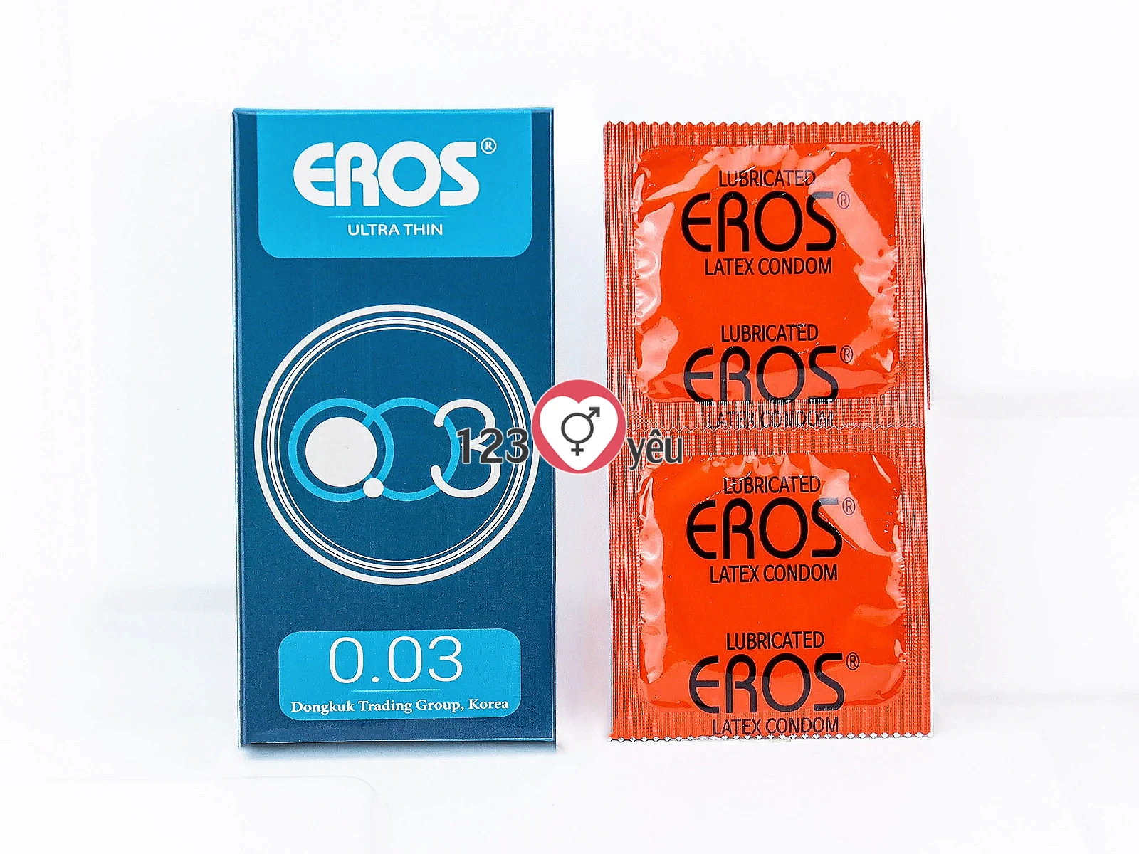 Bao cao su EROS Ultra Thin 0.03 siêu mỏng, cảm giác chân thật tối đa