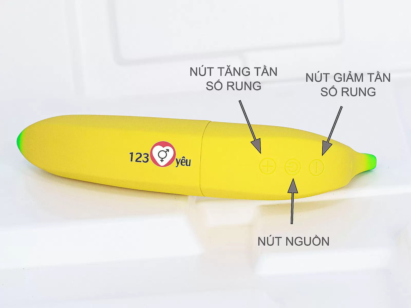 Dương vật giả ngụy trang hình chuối rung