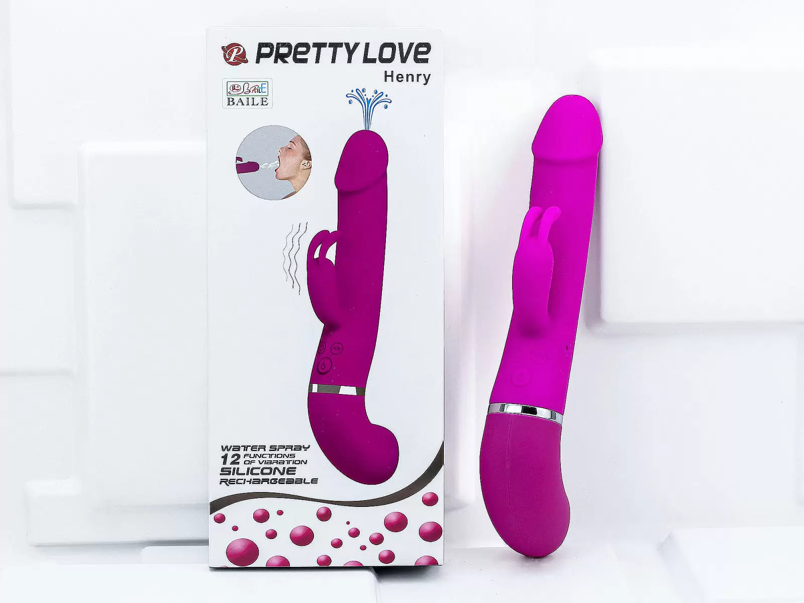 Dương vật giả xuất tinh Prettylove Henry