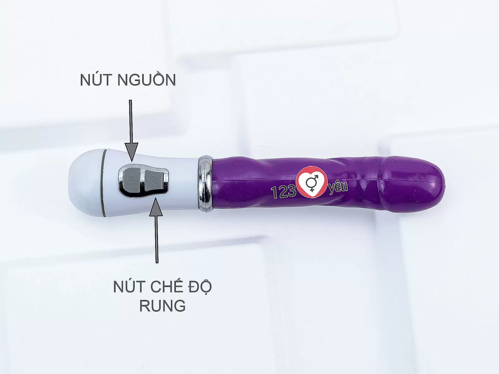 Dương vật giả silicon nhỏ gọn nhiều chế độ rung