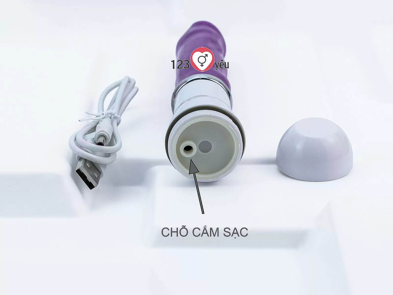 Dương vật giả silicon nhỏ gọn nhiều chế độ rung