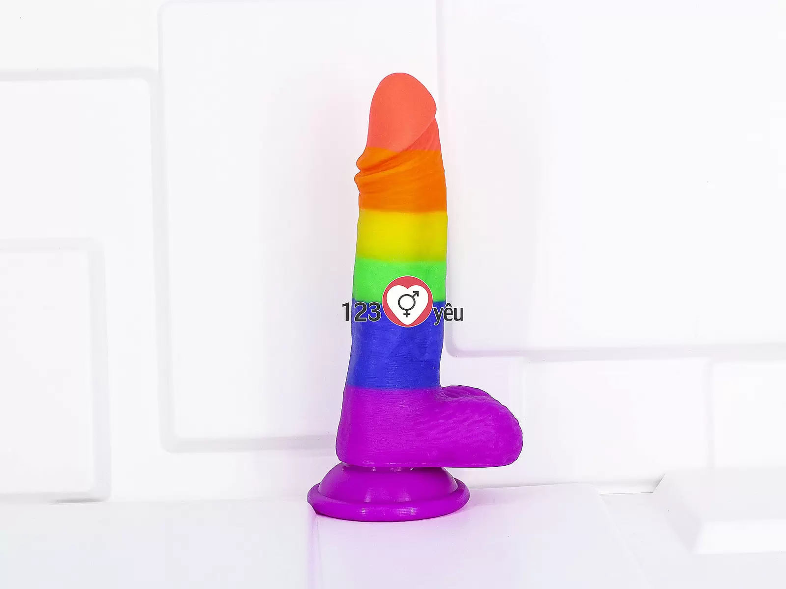 Dương vật giả có đế Jelly Dildo 7 màu