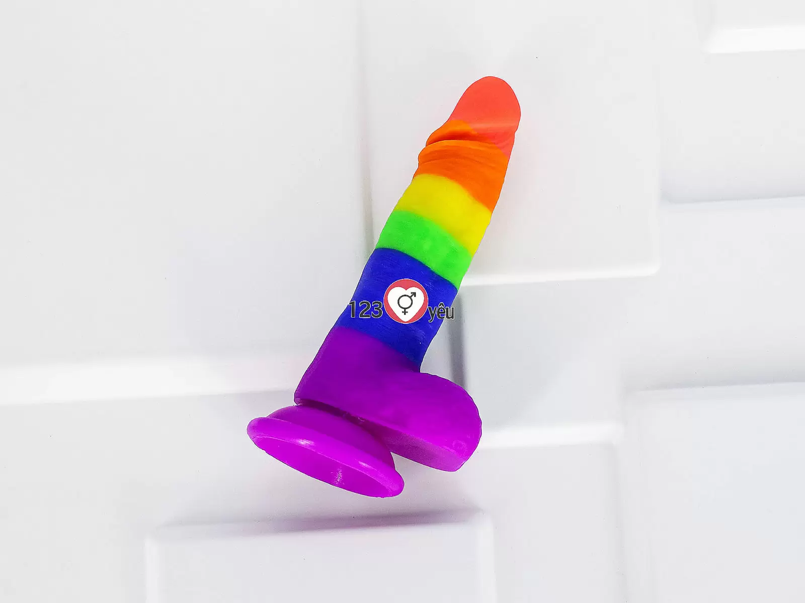 Dương vật giả có đế Jelly Dildo 7 màu