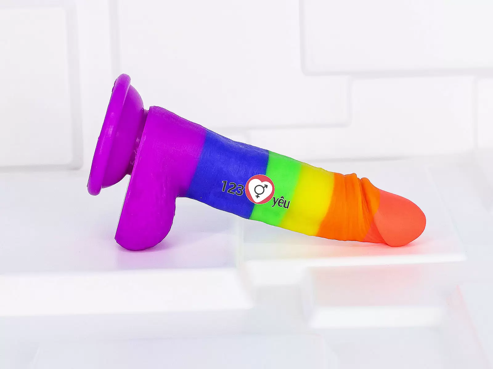 Dương vật giả có đế Jelly Dildo 7 màu