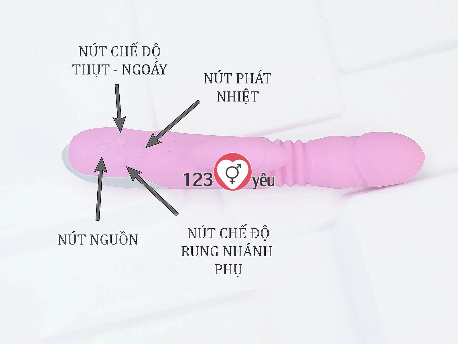 Dương vật giả đa năng rung, thụt, phát nhiệt Passion Enjoy