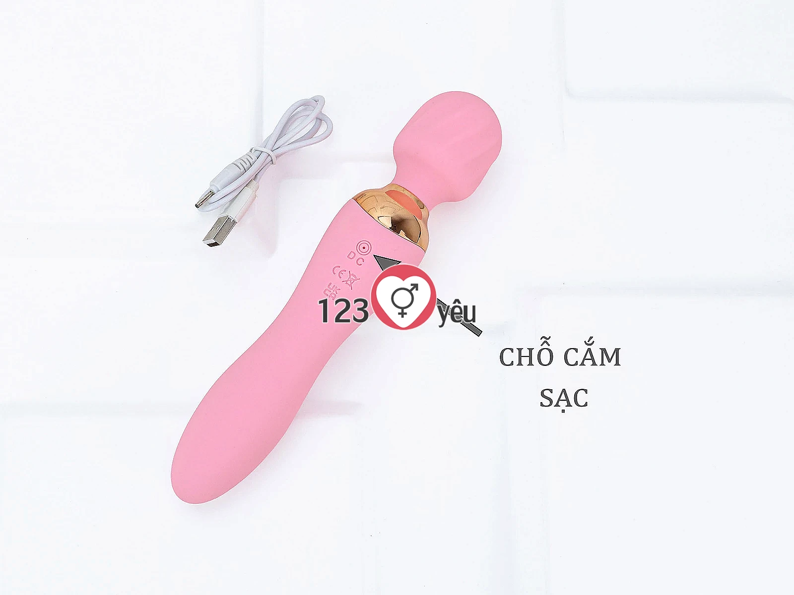 Máy massage điểm G rung kích thích hai đầu
