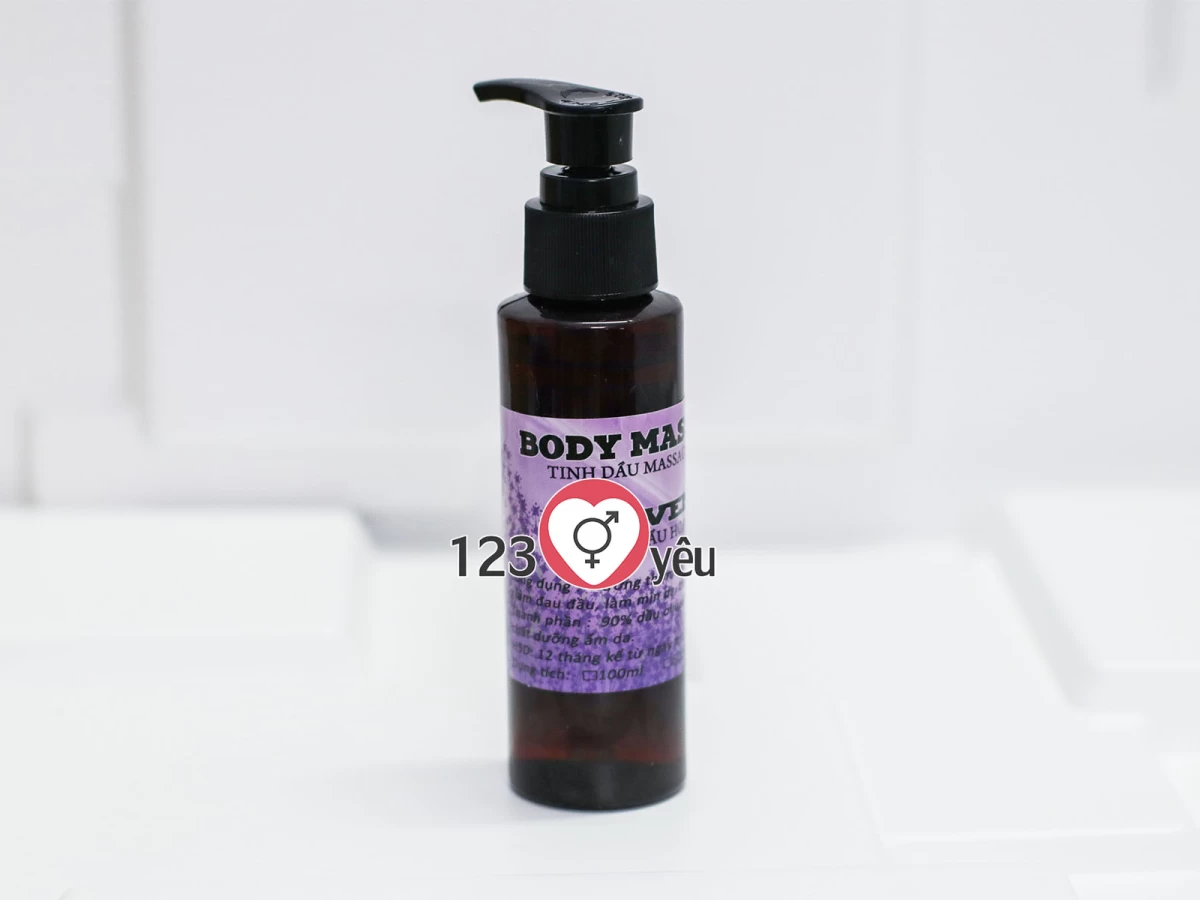 Chai tinh dầu massage body 100ml gợi cảm