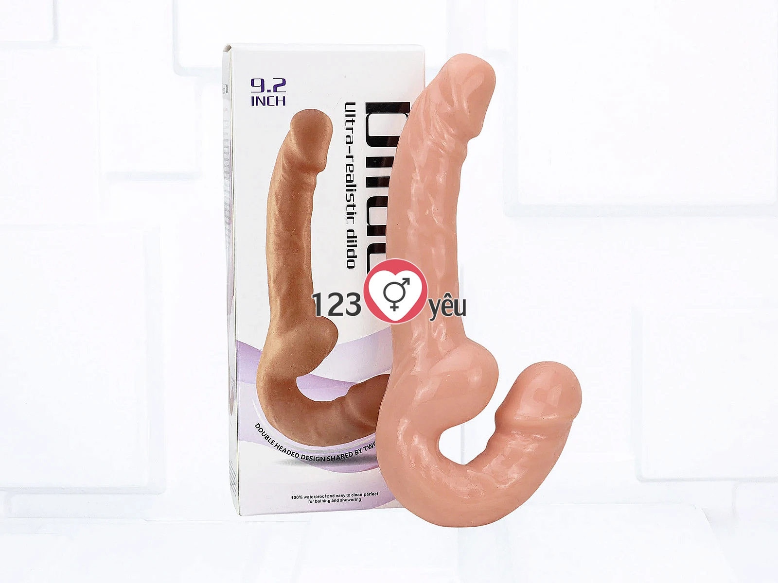 Dương vật giả Dildo 2 đầu thiết kế đôi tiện lợi