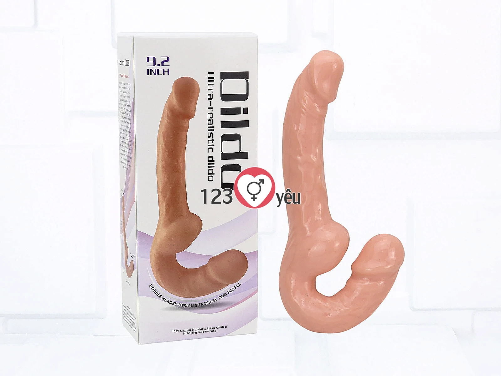 Dương vật giả Dildo 2 đầu thiết kế đôi kích thích đôi