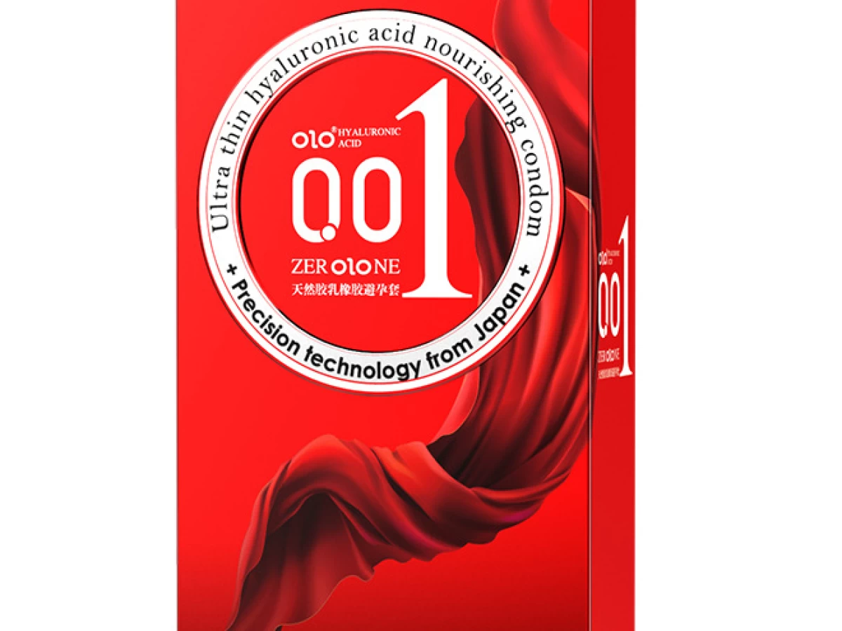 Bao cao su OLO Thin 001 Square Red gai nổi đặc biệt, siêu mỏng