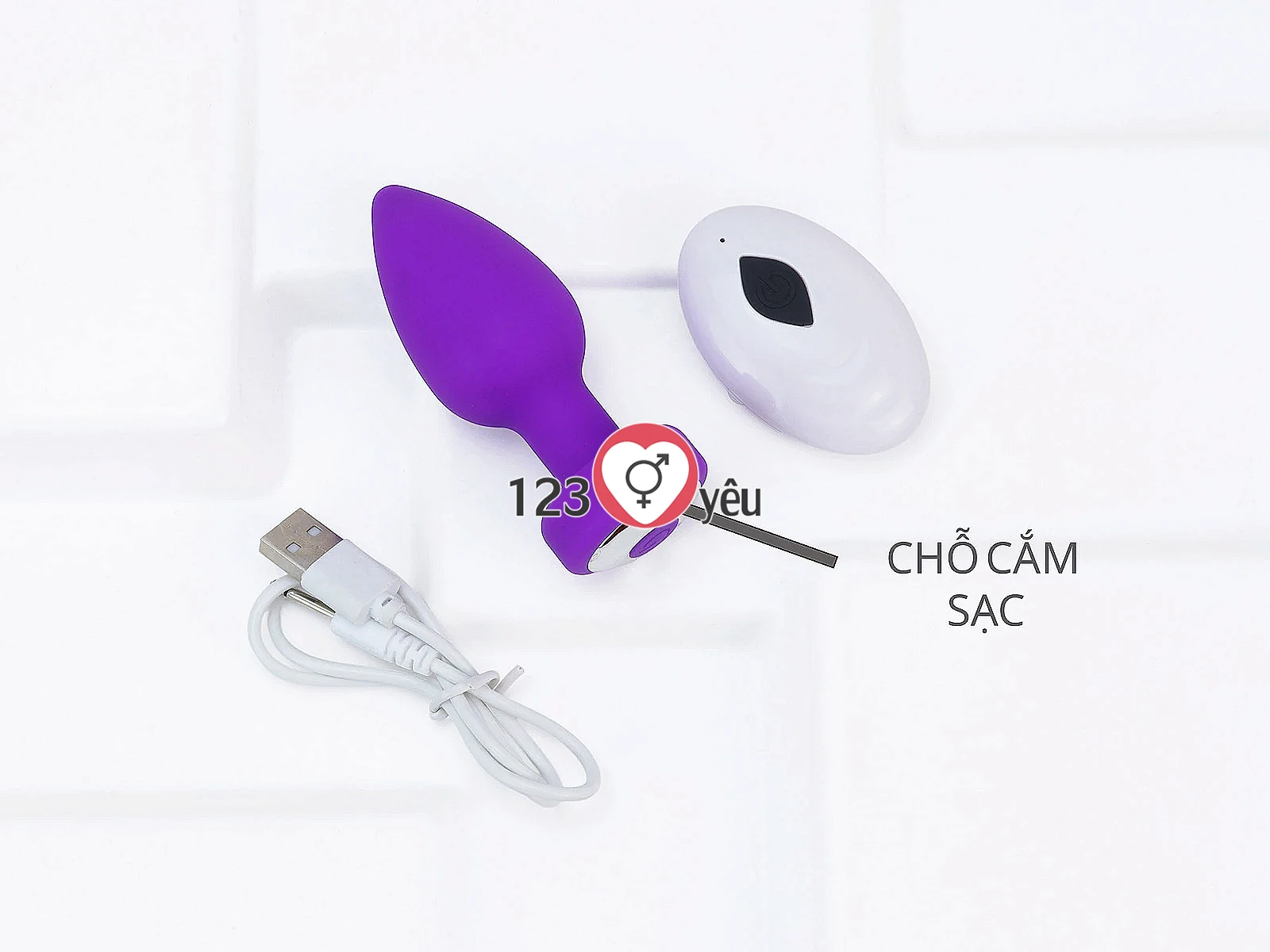 Kích hậu Plug rung kích thích kèm điều khiển từ xa
