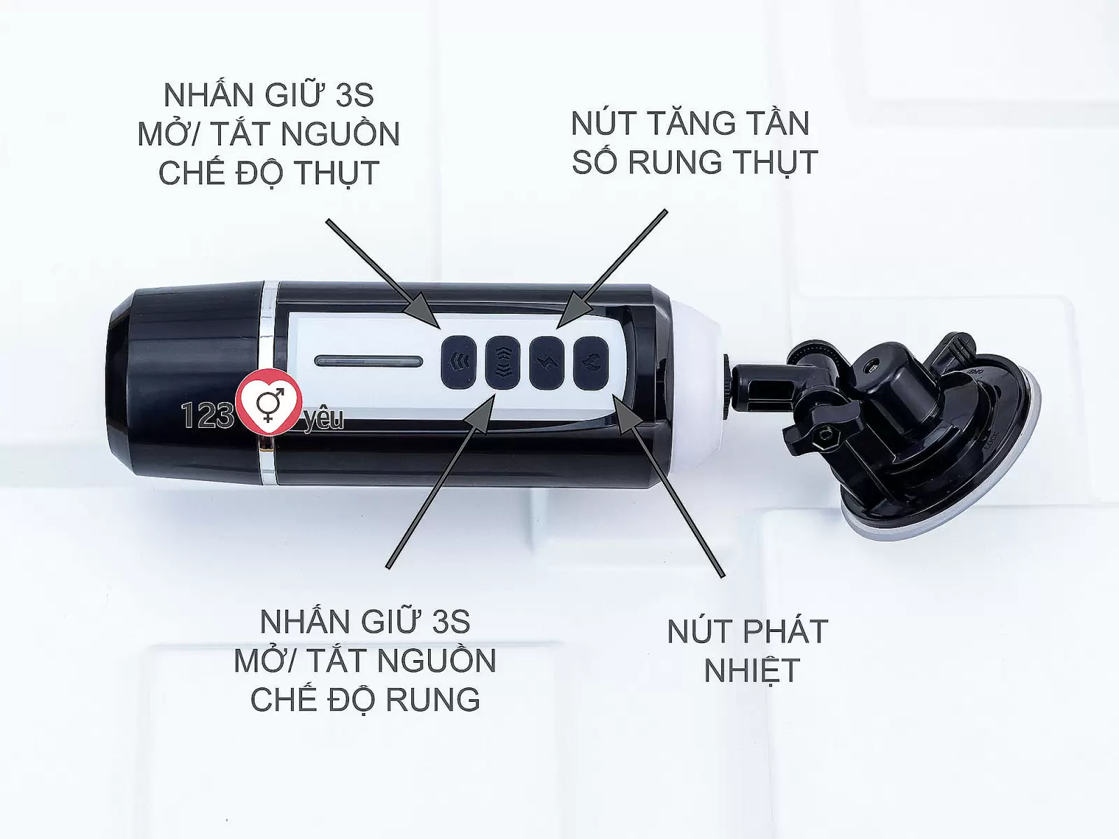 Máy Thủ Dâm Bondara Nữ Rung Thụt Phát Nhiệt