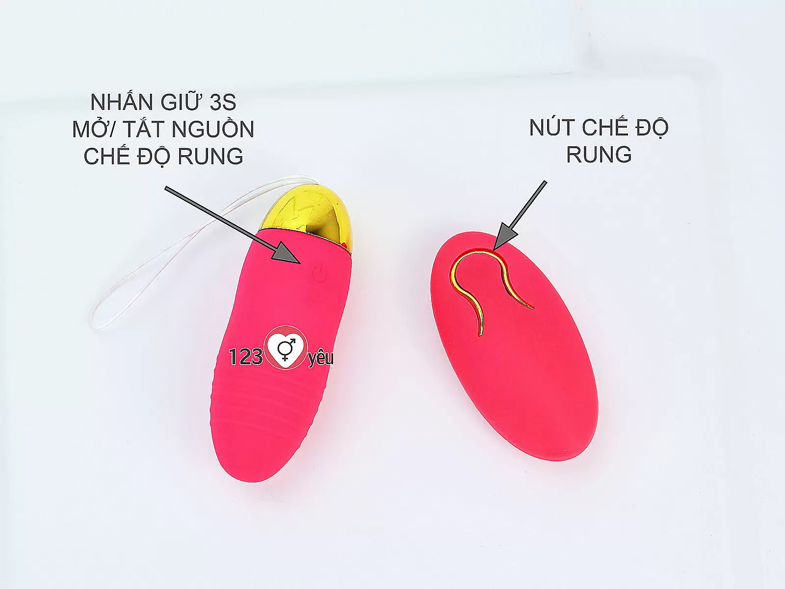 Quần dương vật giả rỗng ruột kèm trứng rung điều khiển từ xa