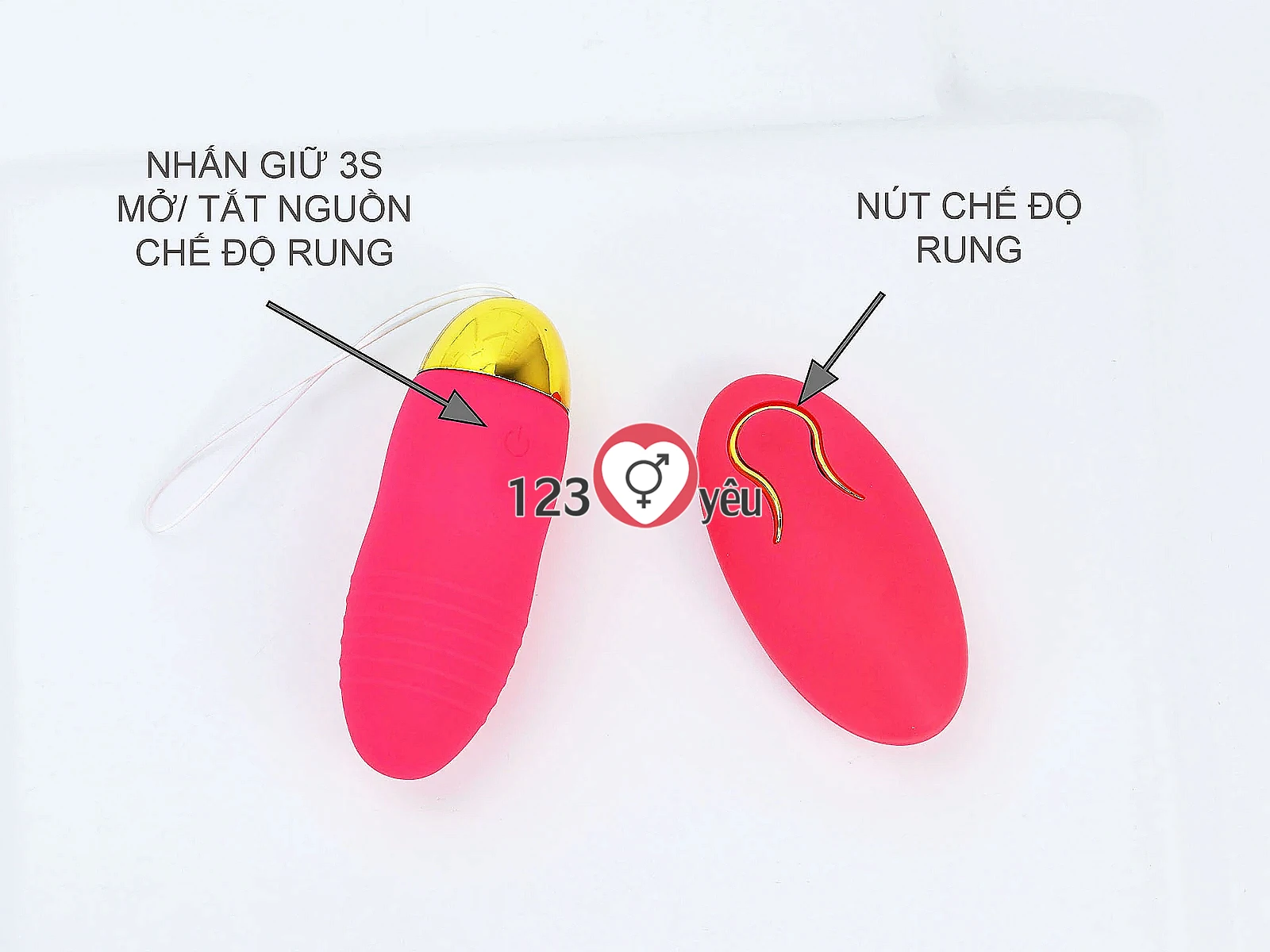 Quần dương vật giả rỗng ruột kèm trứng rung điều khiển từ xa