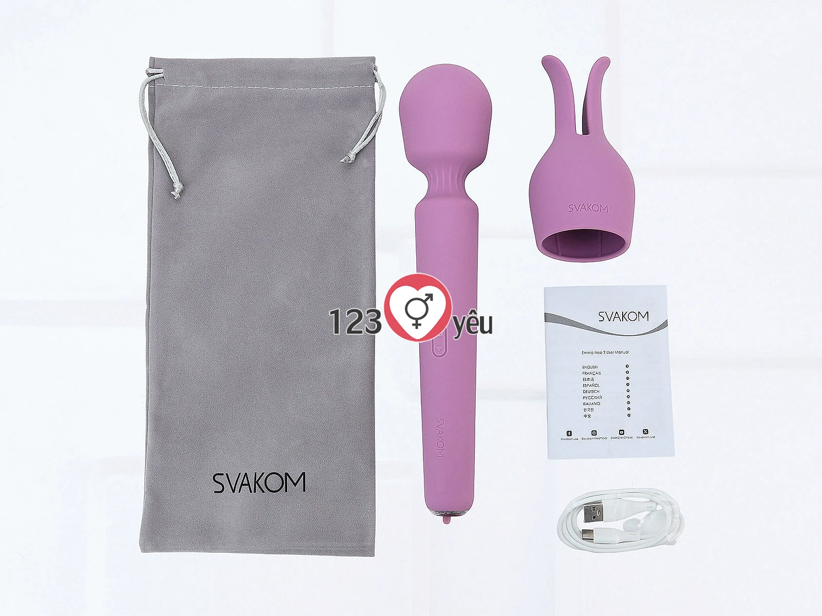 Máy massage Svakom Emma Neo 2 cao cấp điều khiển từ xa qua ứng dụng
