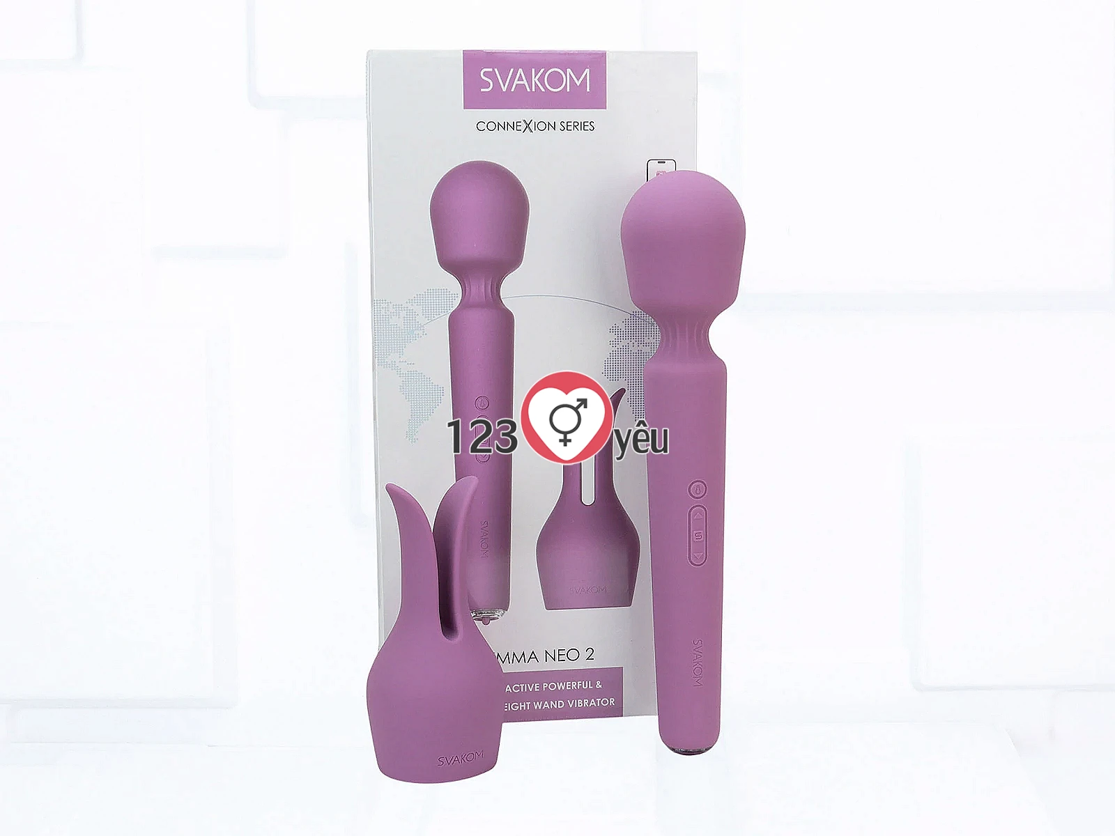 Máy massage Svakom Emma Neo 2 cao cấp điều khiển từ xa qua ứng dụng
