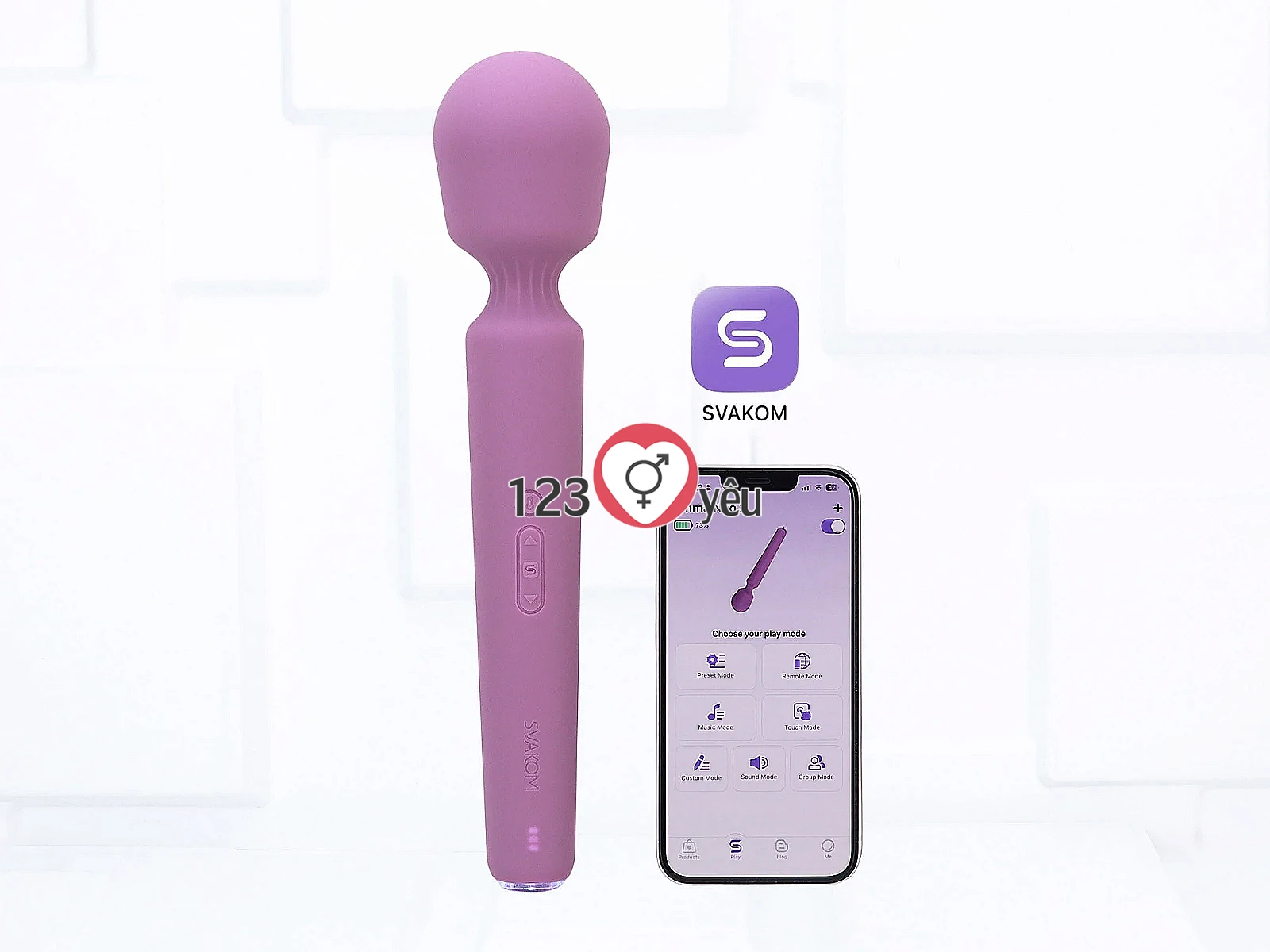 Máy massage Svakom Emma Neo 2 cao cấp điều khiển từ xa qua ứng dụng