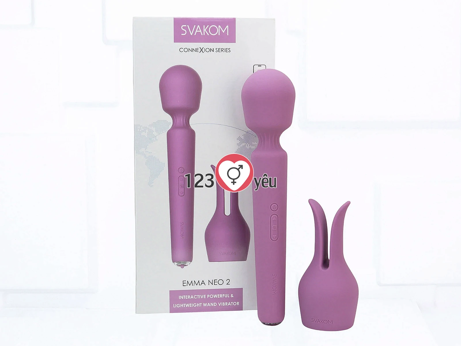 Máy massage Svakom Emma Neo 2 cao cấp điều khiển từ xa qua ứng dụng