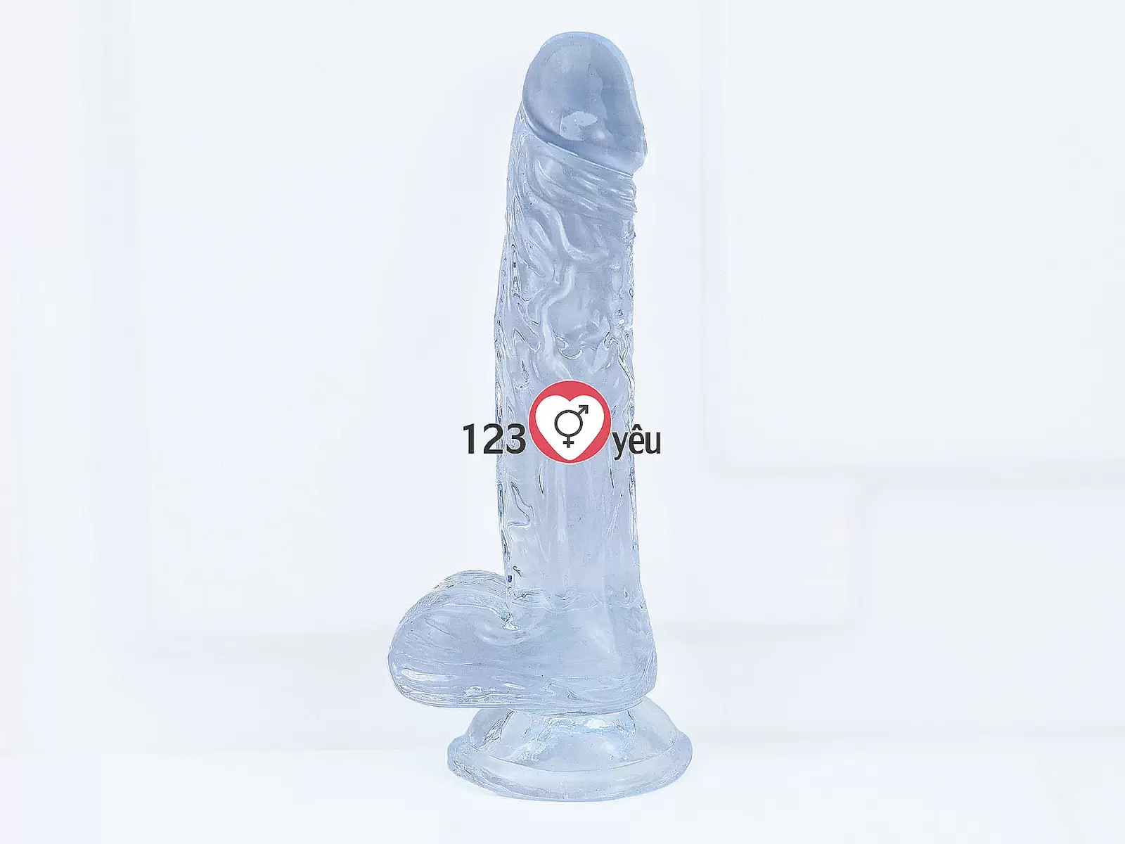 Dương vật giả có đế trong suốt