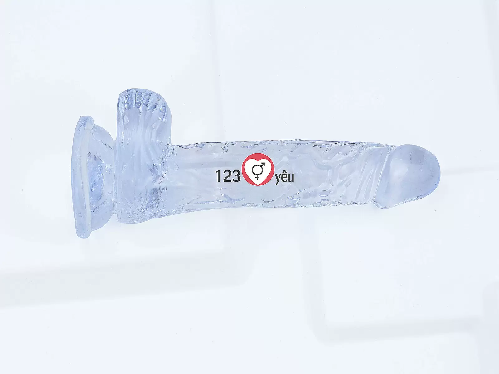 Dương vật giả có đế trong suốt