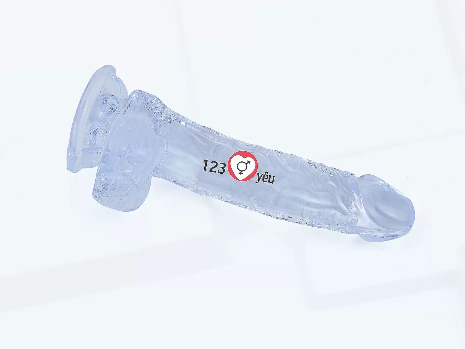 Dương vật giả có đế trong suốt