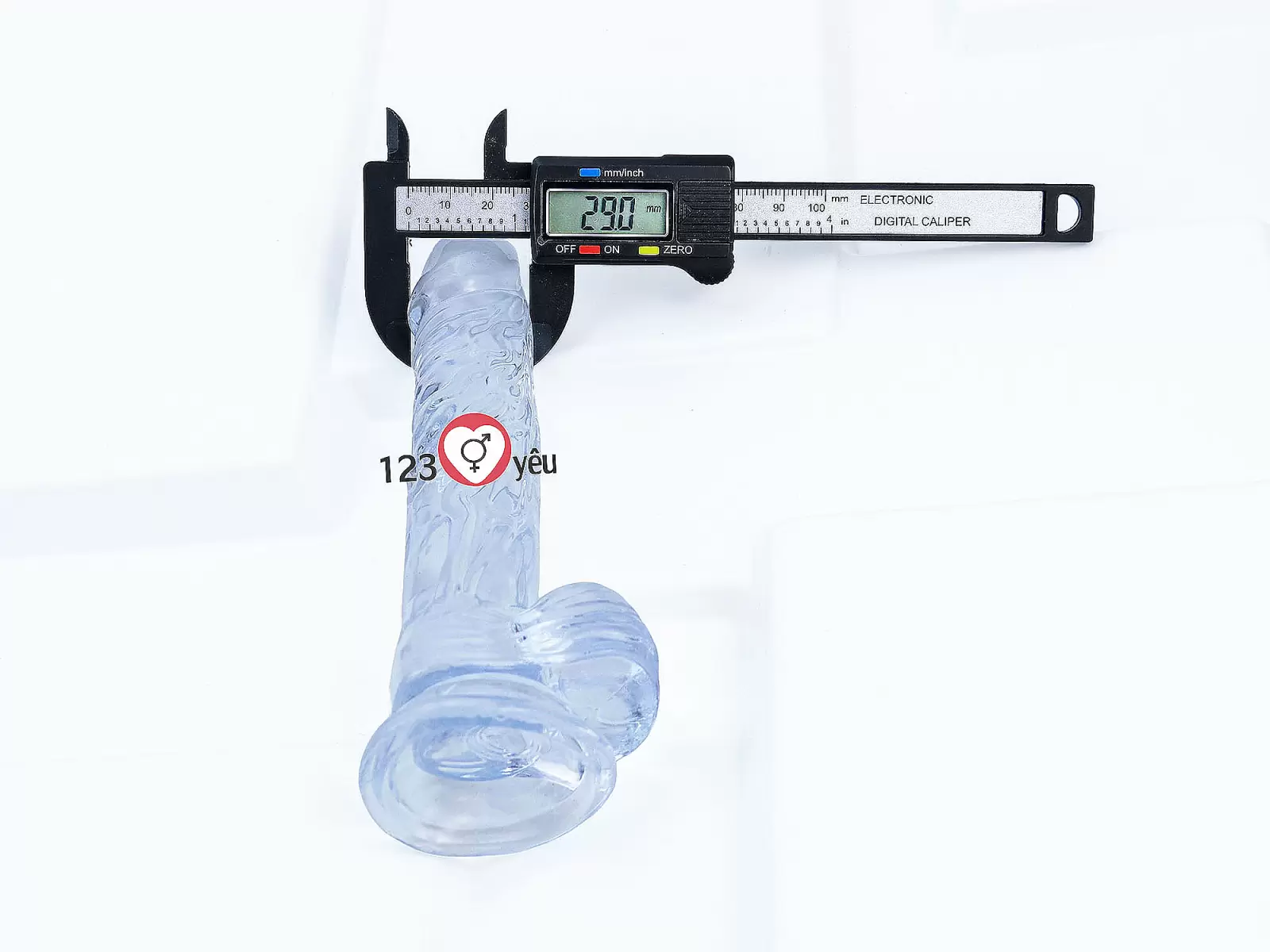 Dương vật giả có đế trong suốt