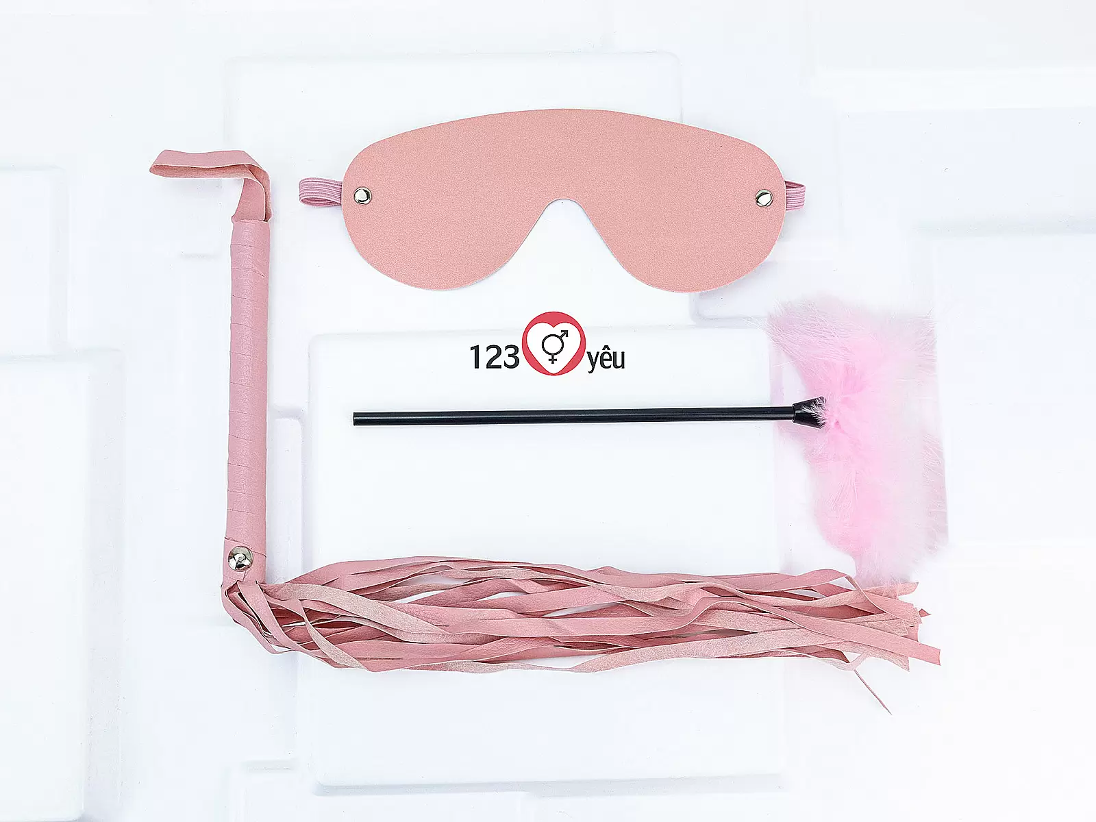 Bộ đồ chơi bạo dâm 10 món màu hồng gợi cảm tăng sự kích thích và gắn kết cảm xúc