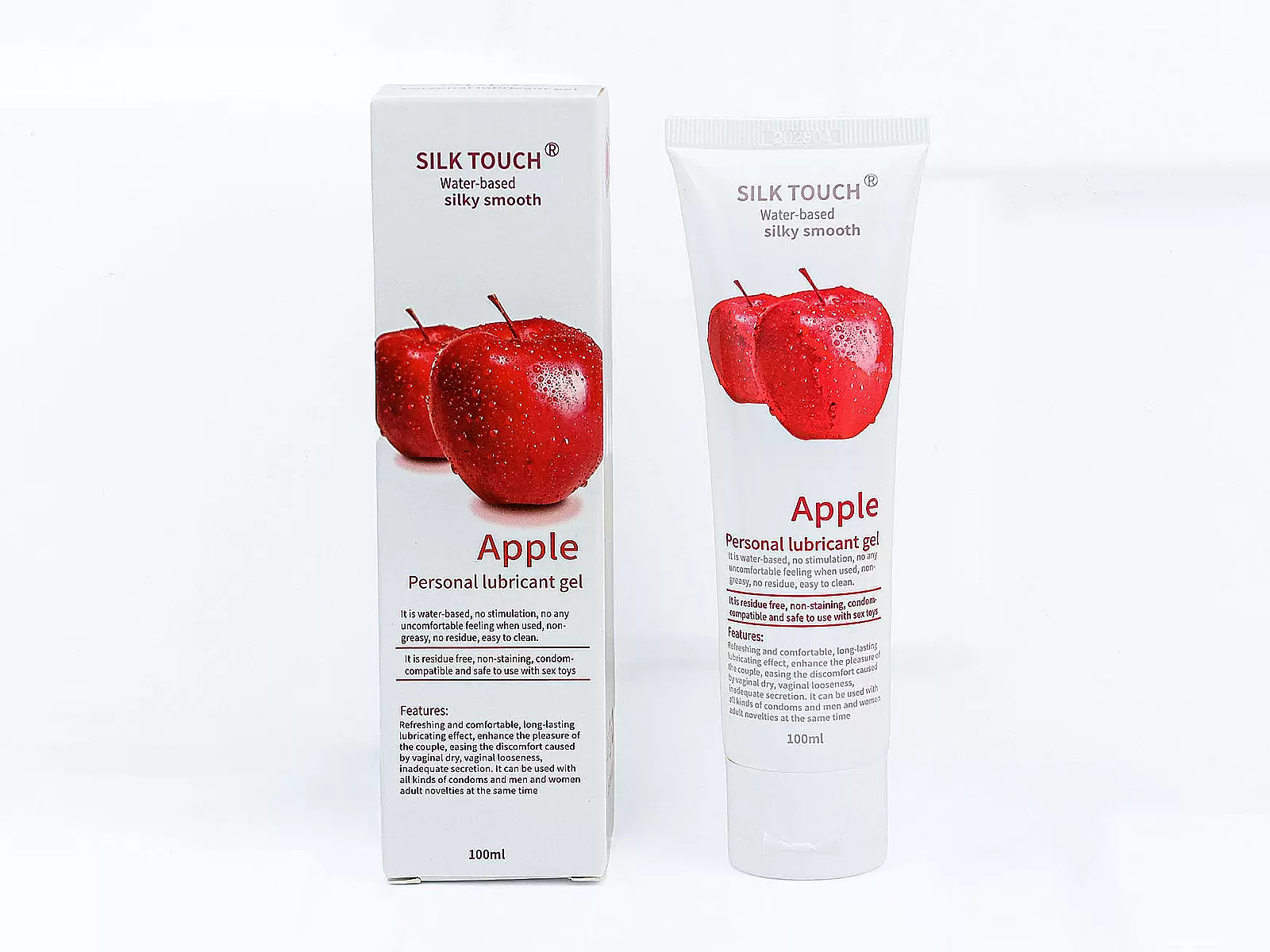 Gel bôi trơn hương táo Silk Touch 100ml
