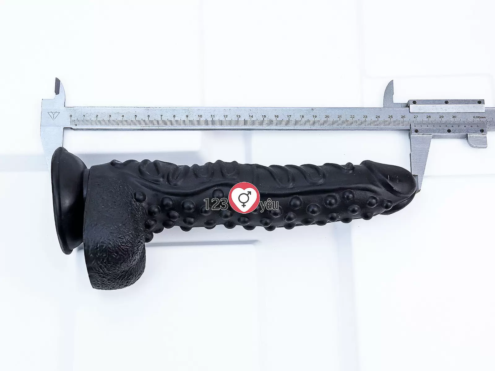 Dương vật giả có đế siêu khủng 10 inch màu Đen