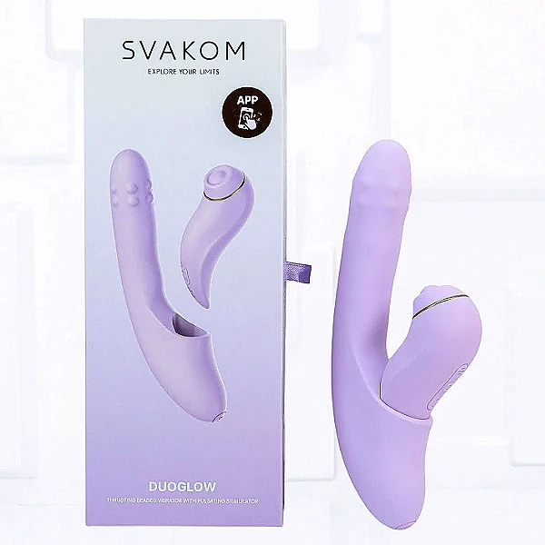 Máy massage điểm G Svakom Duoglow đa năng điều khiển từ xa qua App