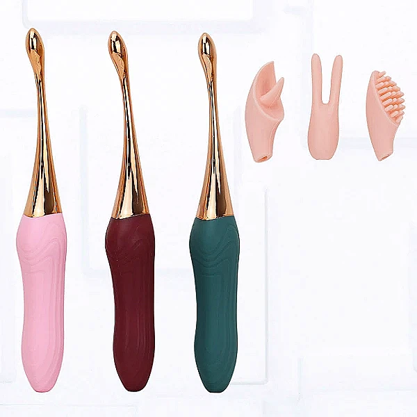 Máy mát xa điểm G 3 đầu pin sạc nhỏ gọn