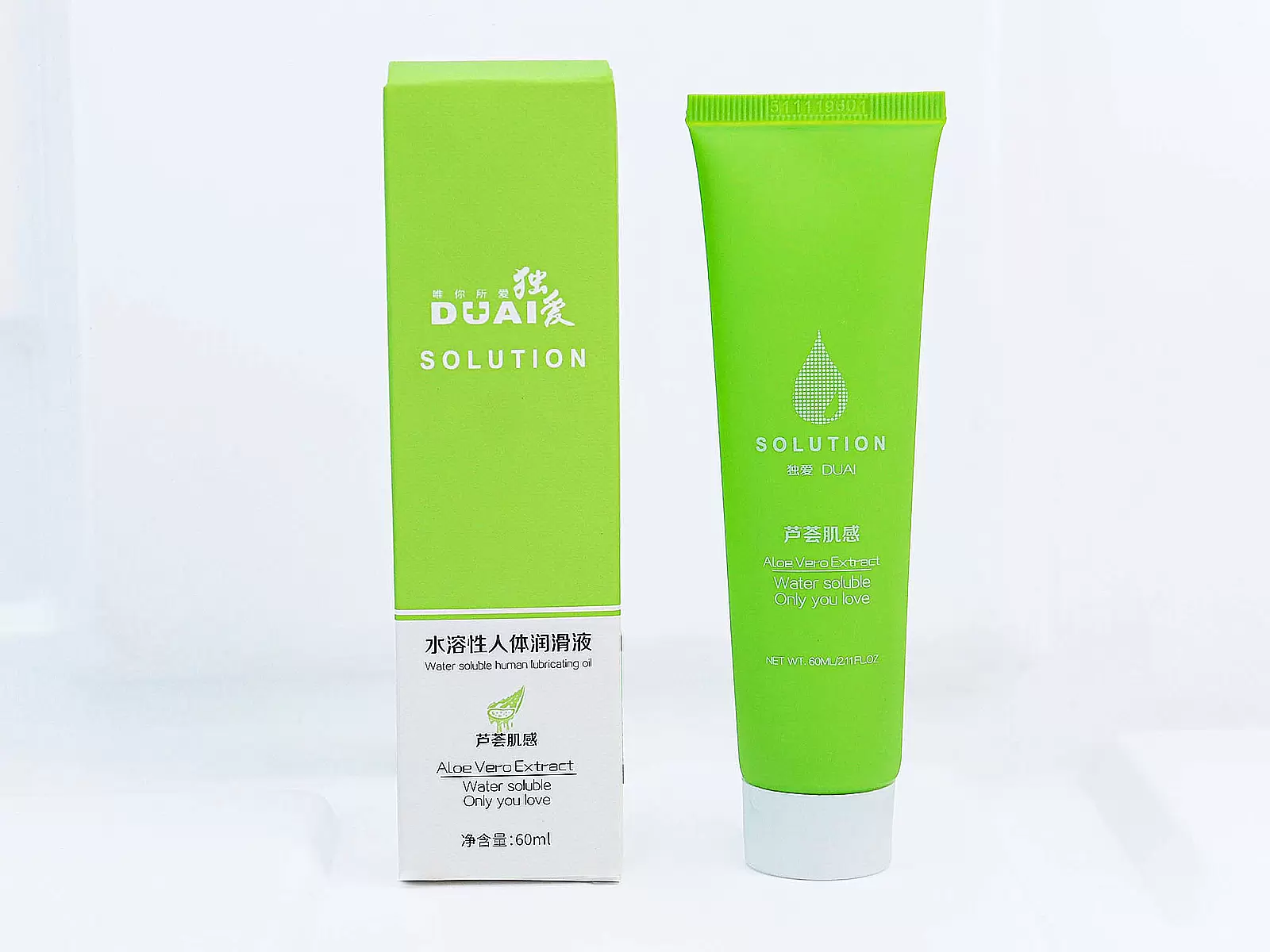 Gel bôi trơn gốc nước Solution xanh 60ml
