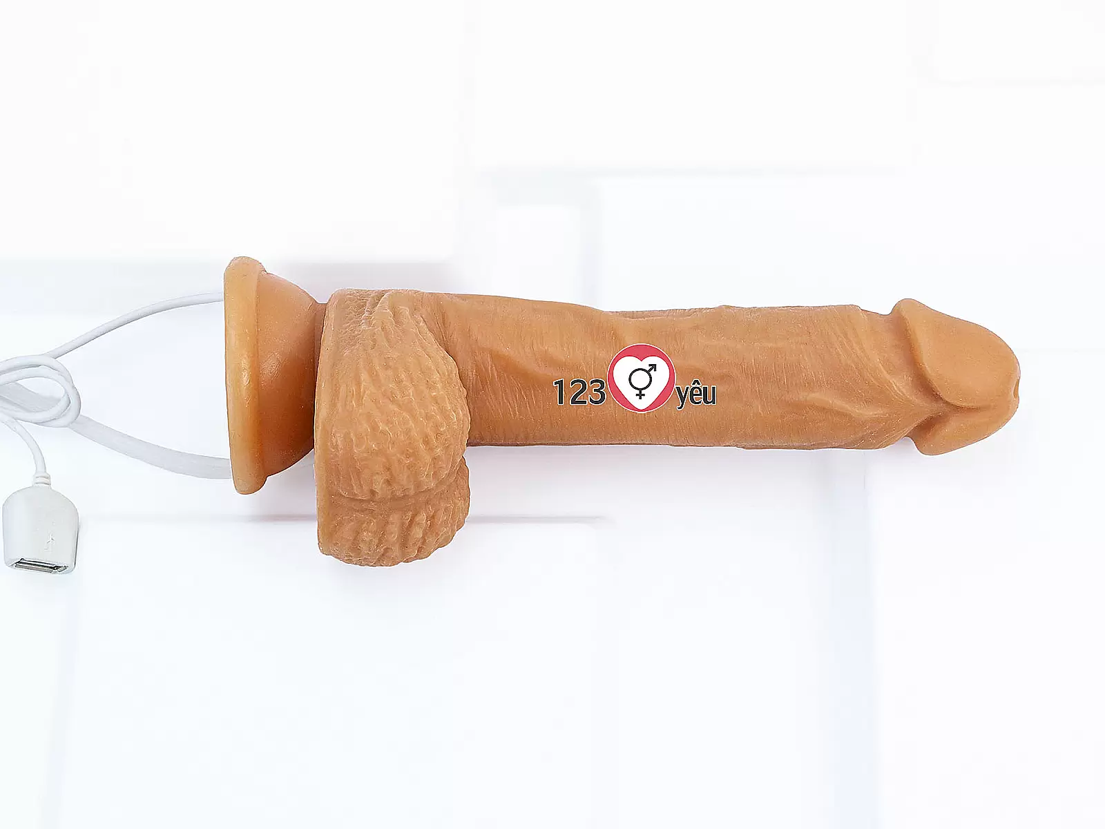Dương vật giả có đế silicon Dildo rung xuất tinh
