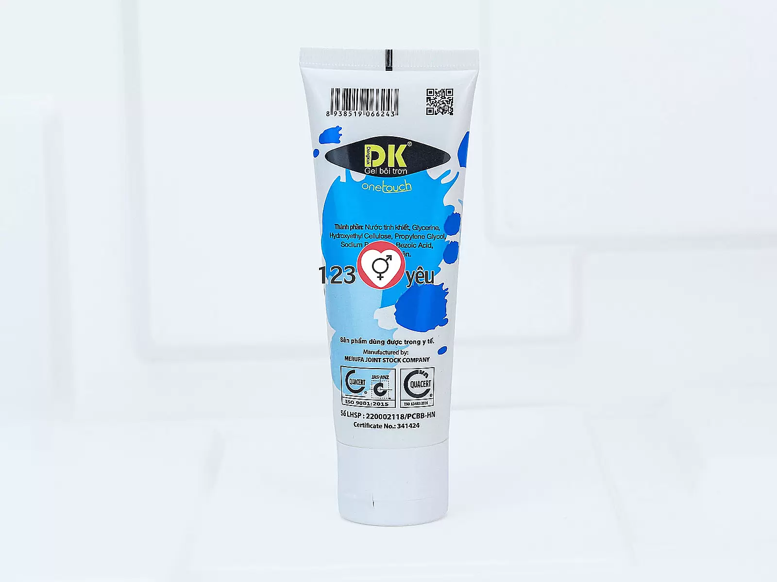 Gel bôi trơn gốc nước DK Onetouch trơn mượt tăng khoái cảm, an toàn dịu nhẹ