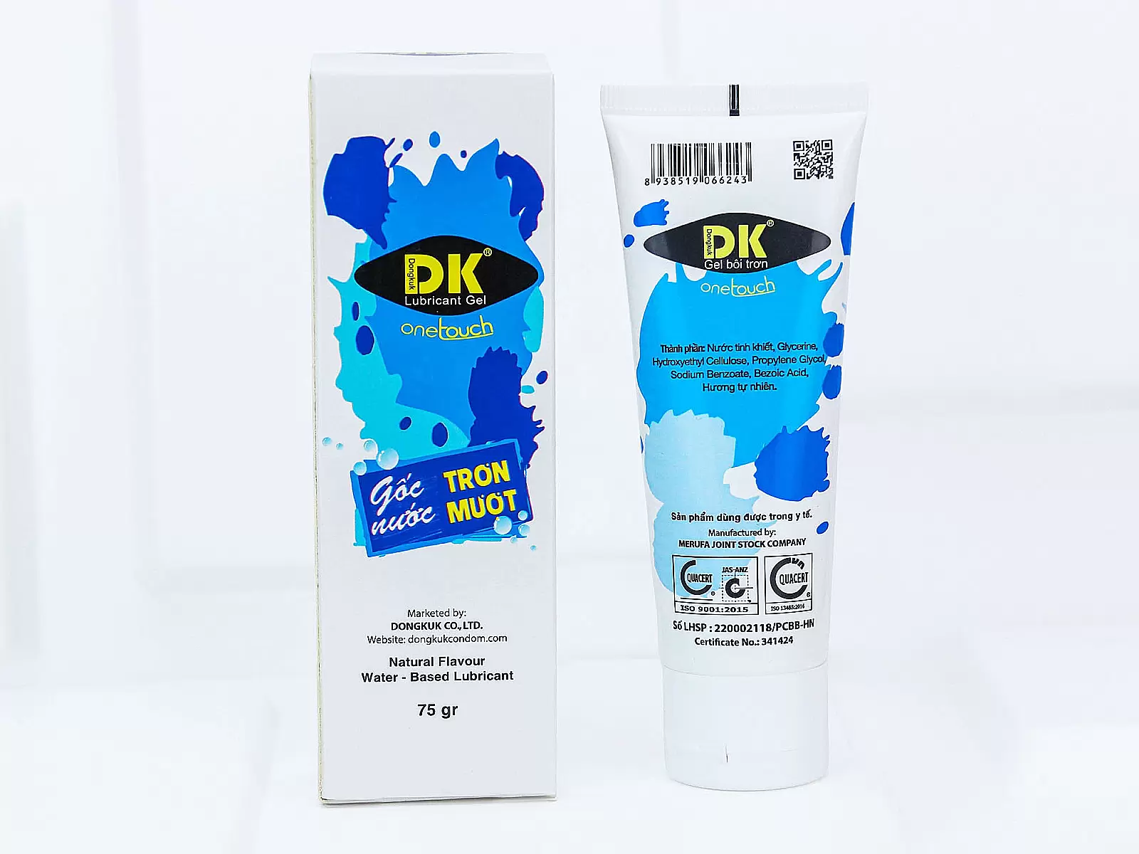 Gel bôi trơn gốc nước DK Onetouch trơn mượt tăng khoái cảm, an toàn dịu nhẹ