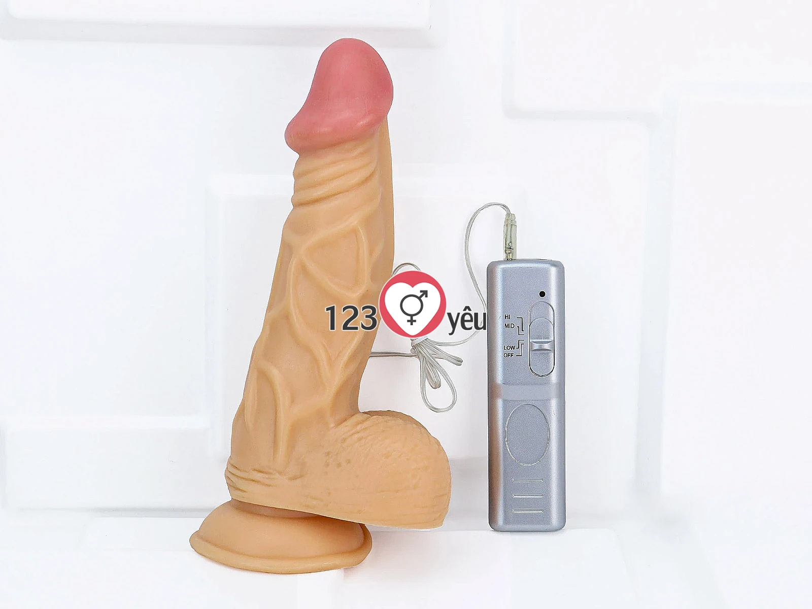Dương vật giả cao cấp có đế Lovetoy 9inch hàng khủng rung mạnh